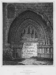 West Entrance to Holyrood Chapel, Edinburgh