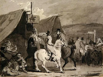 Figures on Horses