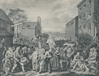 The March of the Guards Towards Scotland, 1745