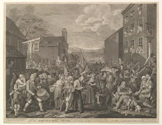 The March to Finchley: A Representation of the March of the Guards towards Scotland, June 12, 1761