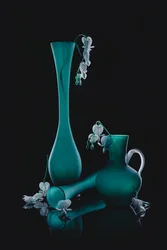 Bleeding Hearts in Teal