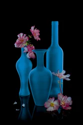 Elegant Blue Still Life