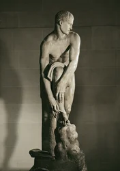 Hermes Tying His Sandal