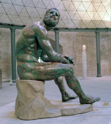 Boxer of Thermon, Hellenistic Bronze Statue