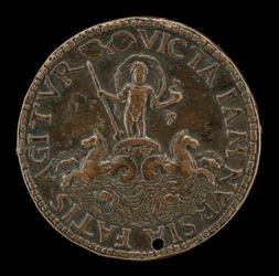 Neptune in a Sea-Car [reverse]