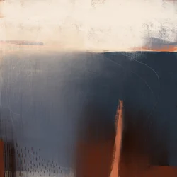 Abstract Blue Horizon