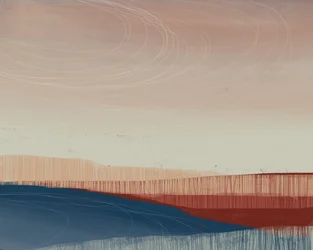 Abstract Desert Sunset