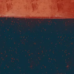 Deep Blue Rust Abstraction