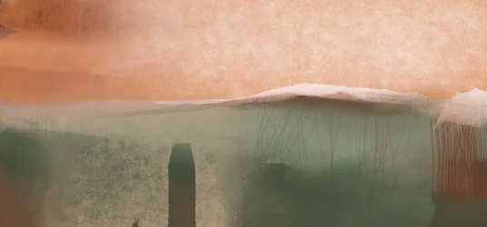 Serene Abstract Landscape