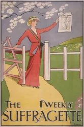 Poster for The Suffragette newspaper