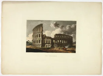 The Coliseum, plate fifteen from the Ruins of Rome