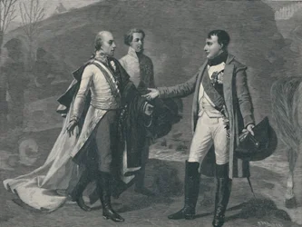Meeting of Napoleon and Francis I after Austerlitz, 1805