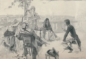 Napoleon in Society at Valence, 1785