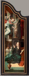 Triptych. Maarten de Vos. 16th Century. Altarpiece Opened Left Wing