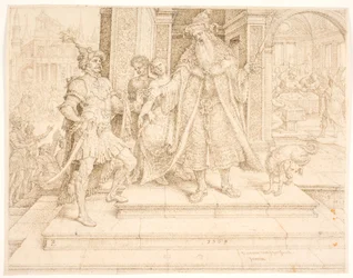 Ahasuerus Giving the Seal Ring to Haman