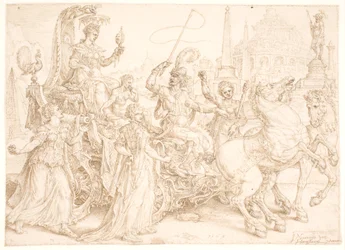 Triumphal Chariot. Superbia (Pride)