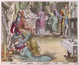 Curing an invalid, study for 