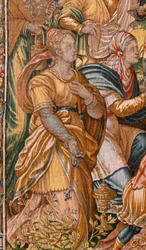 The Israelites Hand Their Portion of the Booty to Gideon