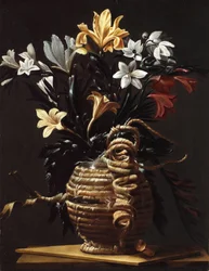 Fiasca con fiori, c. 1615-1620