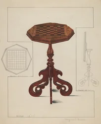 Checker-board Table-tilt Top
