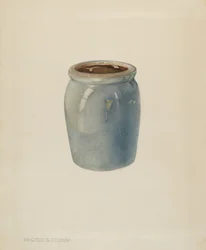 Pottery Jam Jar, c. 1938