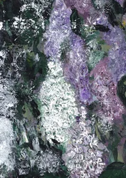 Abstract Lilac Painting