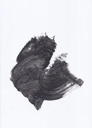 Dynamic Black Abstract