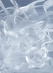 Flowing Blue Abstract