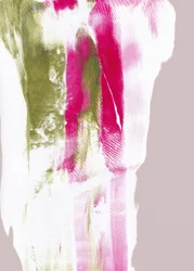 Fuchsia Green Strokes