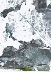 Icy Abstract Landscape