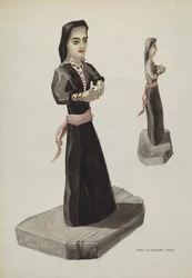Bulto, Santa Rita, c. 1937