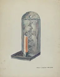 Tin Sconce