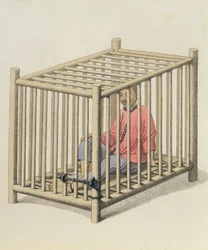 A Malefactor in a Cage, Plate 15 from 