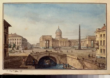 The Kazan Cathedral in Saint Petersburg