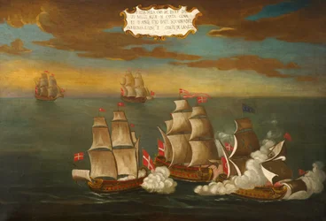 Capture of a Turkish Ship by a Squadron of the Order, Ships Under the Command of Frere Giuseppe de Langu, Off Carthage