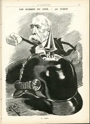 Illustration by Manuel Luque (1854-1919) in La Caricature (1880)