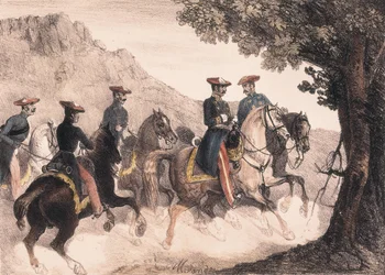 First Carlist War, Bruno de Villarreal and his staff