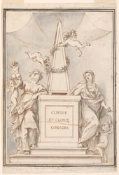 Design for a Monochrome Painting, Church of Corpus Domini, Bologna, Italy