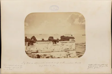 View from the Northern End of the Reef of Pernambuco Taken from the Fort of Brum