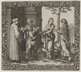 Amadeus Berruti with Austeritas, Amititia, and Amor
