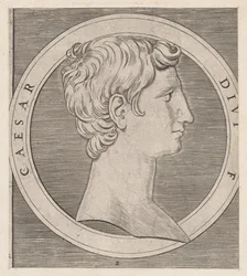 Speculum Romanae Magnificentiae: Octavian Augustus, from The Twelve Caesars, ca. 1500-1534