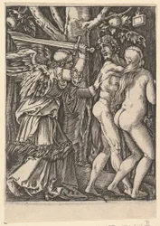 The Expulsion from Paradise, after Dürer, ca. 1500-1534