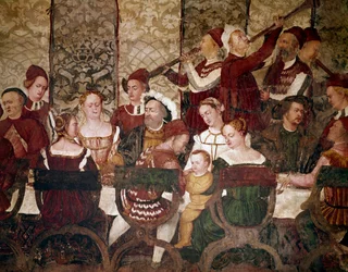 The King of Denmark Christian I at a banquet hosted by Bartolomeo Colleoni (detail)
