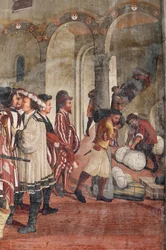 Hunting Scene (detail of the Visit of Christian I of Denmark to Bartolomeo Colleoni, Hall of Honour)