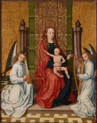 The Virgin and Child Enthroned, Between 1550 and 1560
