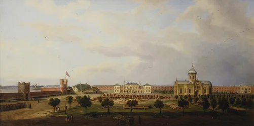 Interior View of the Ivangorod Fortress, 1846