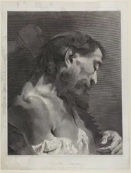 Saint Simon, from The Holy Family and the Twelve Apostles