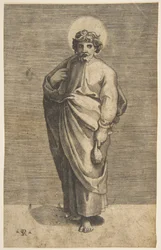 Saint Matthew Holding a Pouch