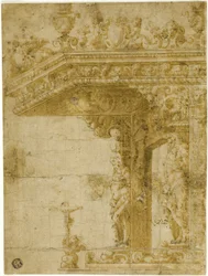 Design for Tomb with Canopy