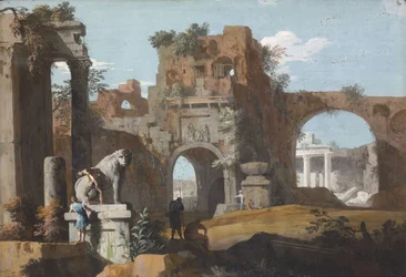 A Classical Landscape with Ruins